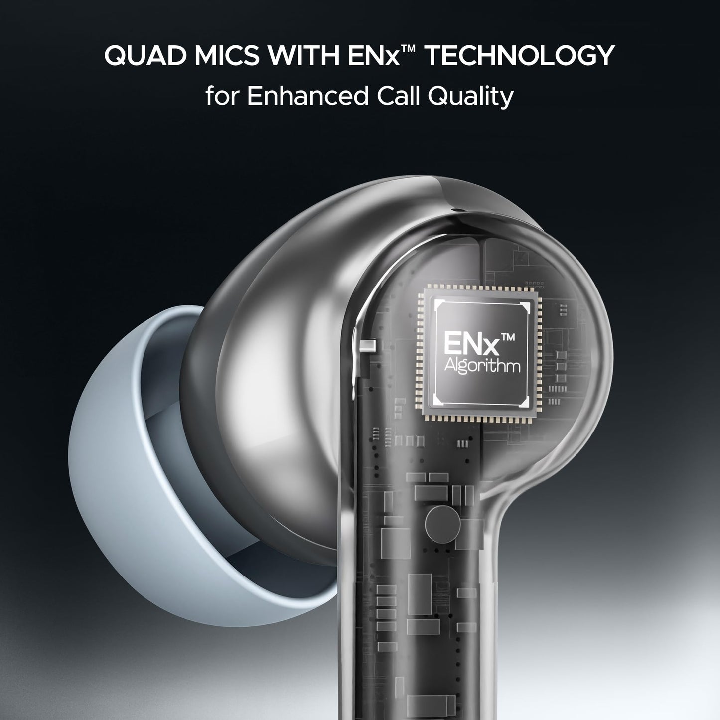 boAt Airdopes 141 Pro Buds, 13mm Drivers, Metallic Finish, 60HRS Battery, 4Mics ENx, Fast Charge, IPX5, v5.3 Bluetooth TWS in Ear Earbuds Wireless Earphones with mic (Surfer Silver)