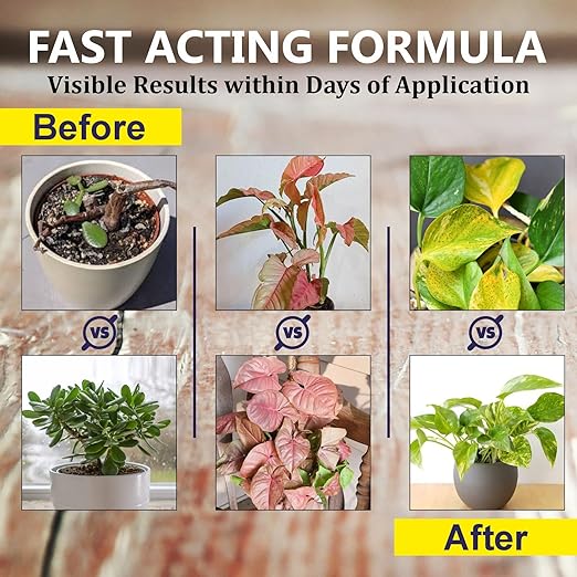 Plant Boost Liquid Biofertilizer, (3 x 50ml) | Organic Plant Booster - Promotes Healthy Roots & Speed Growth of All Home Garden Plants