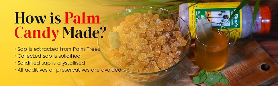 Organic Palm Candy , 1 Kg | Pack of 2