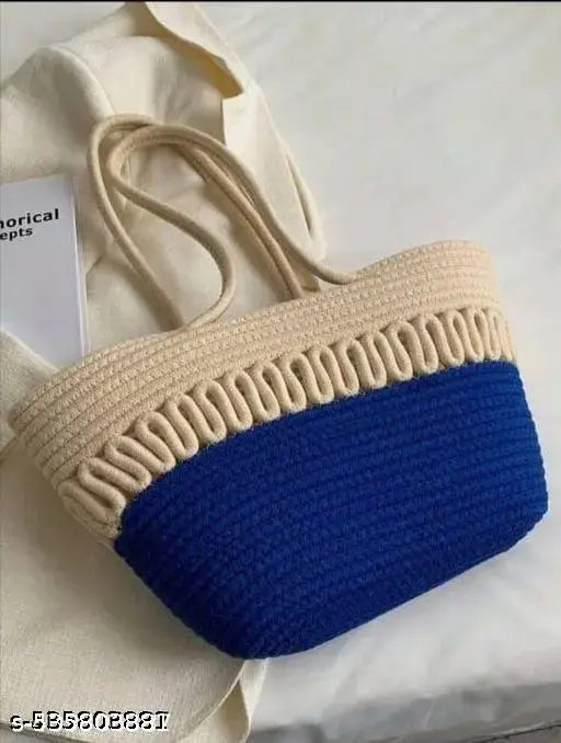 Trendy Casual Women's Jute Handbag For Daily Use