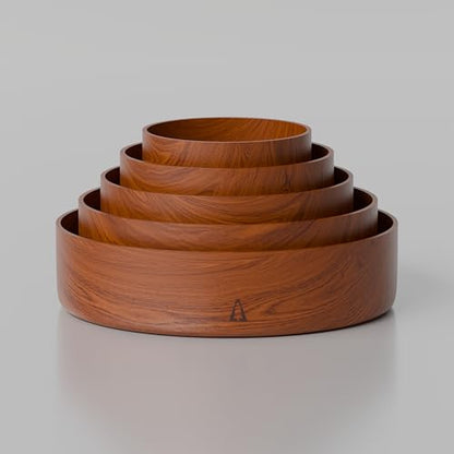 Natural Wooden Bowl Set for Salad/Serving/Soup | Neem Wood |