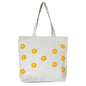 Roundsun Eco-Friendly Crochet Design Canvas Horizontal Tote Bag | Main YKK Closer | Inner Pocket With Zip Clouser | 300 GSM Cloth | Handmade
