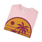 Sunset Palm T-Shirt — Retro Beach Graphic Tee