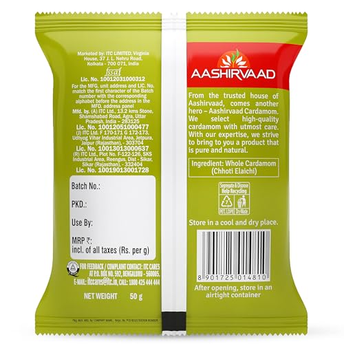 Aashirvaad Cardamom 50g : Amazon.in: Grocery & Gourmet Foods
