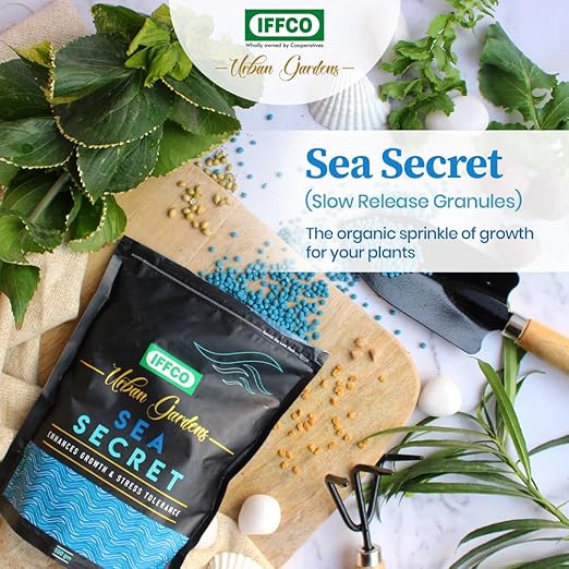 Seaweed Extract Granules (1 Kg)- Organic Growth Promoter for Plants - Suitable for All types of Plants