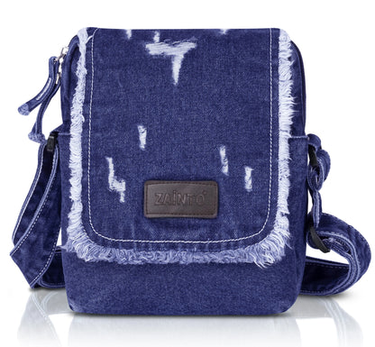 Denim Crossbody Sling Bag, a stylish and functional accessory designed for everyday use